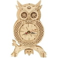 thumbnail image 1 of 3D Wooden Puzzle Owl Clock Model Kits DIY Mechanical Model Building Kit Birthday Gift for Adults Kids, 1 of 7