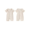 thumbnail image 6 of JYYYBF Baby Boys Jumpsuit, Short Sleeve Turn-down Collar Button-down Summer Romper Clothes for Casual Daily, 6 of 6