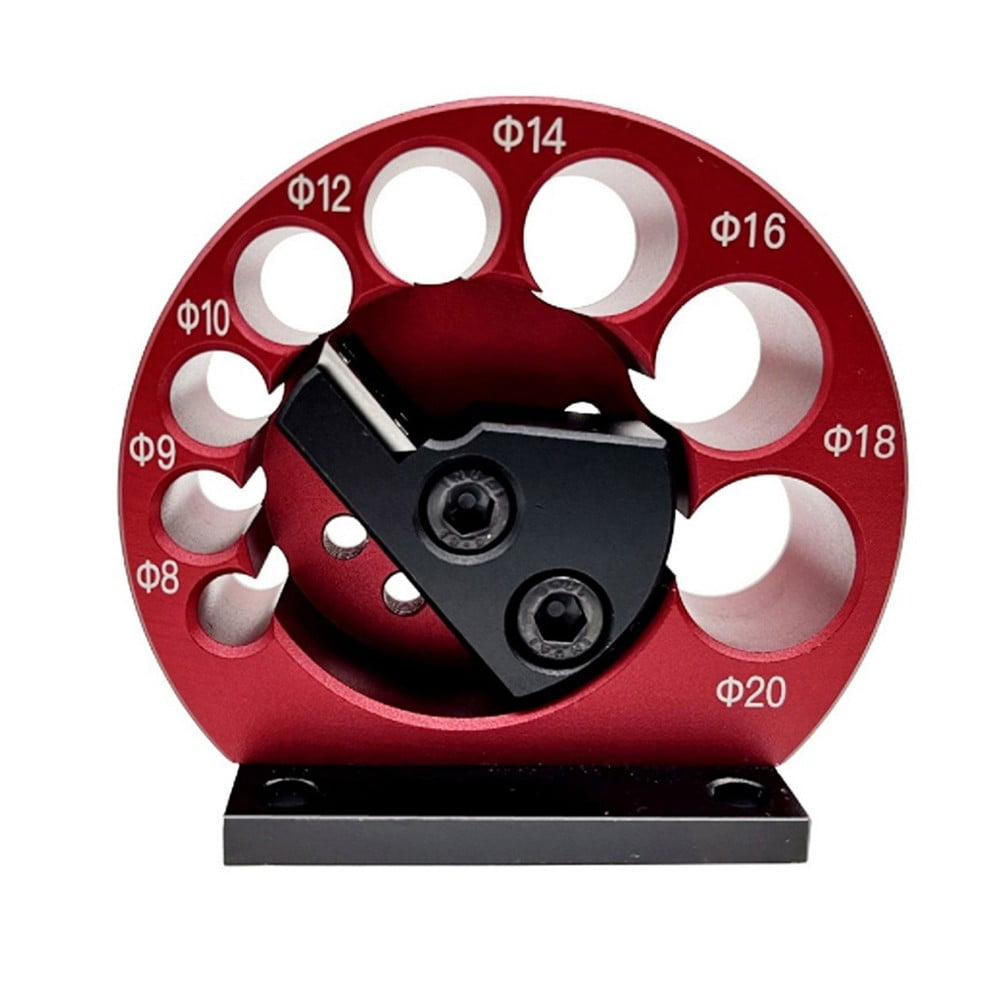 8-20mm Dowel Maker Jig Adjustable Dowel Cutter Plate Round Rod Auxiliary Tool