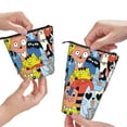 thumbnail image 3 of Lsque Funny Cats Pattern Telescopic Pencil Bag Pen Holder Stationery Case, Stand-up Retractable Transformer Bag Organizer, 3 of 6