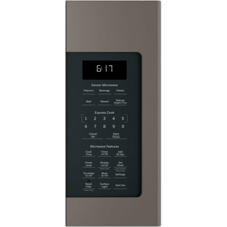 GE - 1.7 Cu. Ft. Over-the-Range Microwave - Slate