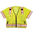 thumbnail image 1 of Kishigo S5010 Ultra-Cool Polyester Professional Surveyors Vest, Large, Lime, 1 of 3