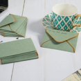 thumbnail image 4 of Minisobres Toperd, paquete de 200 unidades, color verde salvia, 10 x 7 cm, color dorado, 4 of 7
