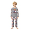 thumbnail image 2 of Matching Halloween Pajamas Set for Whole Family, Breathable Long Sleeve Halloween Family Pajamas with Ghost Drink Print, Fun Family Halloween Pajama Set Party, 2 of 7