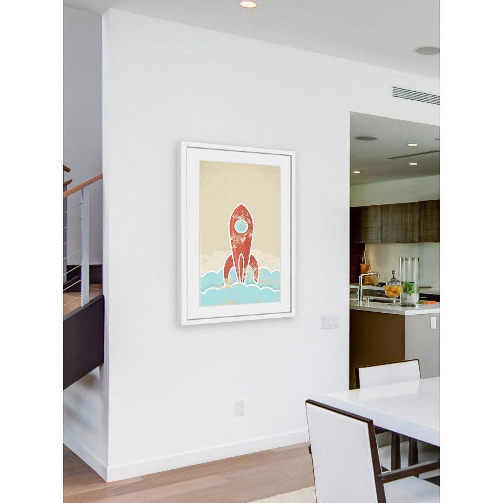 "Blast Off" Framed Painting Print
