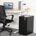 thumbnail image 4 of YITAHOME 3-Drawer Metal Filing Cabinet Office, Compact Portable Slim File Cabinet Drawers with Keys, Pre-Built Office Storage Cabinet for A4/Letter/Legal (Black), 4 of 4