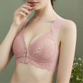 thumbnail image 2 of Sngxgn Women's Bra Women's Light Wireless Bra with Foam, Full-Coverage T-Shirt Bra(Pink,46), 2 of 4