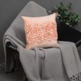 thumbnail image 4 of JWH Handmade 3D Aesthetic Decorative Peach Fuzz Floral Accent Pillow Cases 18x18inch, 4 of 7