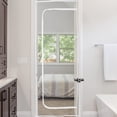 thumbnail image 3 of Cat Screen Door Mesh Screen Door Cats Resistant with Zipper Cat Scratch Proof Screen Dogs Running Out for Pet Living Room Patio Kitchen Bedroom White, 3 of 8