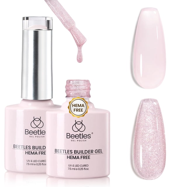 Gel Constructor Beetles Libre de HEMA 8 en 1, Morado Jelly 15 ml