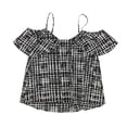 thumbnail image 2 of Bar III Womens Crepe Printed Blouse Black XS, 2 of 2