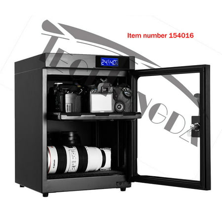 30L Full Automatic Digital Dehumidify Dry Cabinet Camera Box(transparent