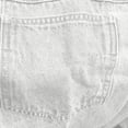 thumbnail image 6 of Women's Denim Overshirt Jacket Lapel Long Sleeve Fringed Hem Loose Casual Jean Shacket Vintage Washed Streetwear Fall Denim Coats White, 6 of 6