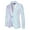 White, variant on Rrunsv Men Blazers Classic Fit Blazer for Men Men's Fashion Solid Color Casual Blazer Coat Purple,L