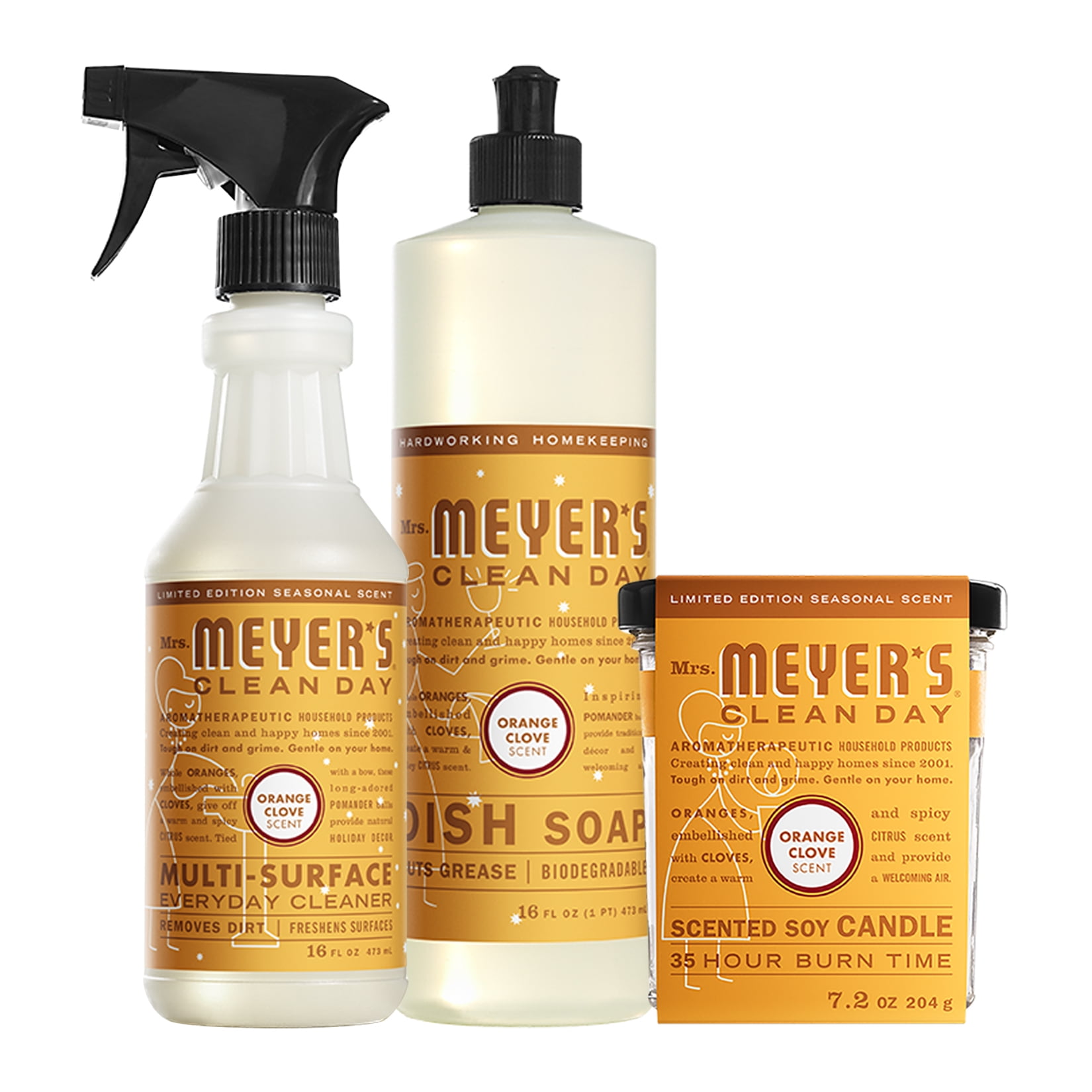 Mrs. Meyer's, Orange Clove Winter Scent Home Bundle