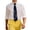 Navy, variant on HOWPAY Ties for Women Men Pre-Tied Adjustable Necktie with Sparkly Chain Accessories Solid Color Necktie for Uniform School Party Casual Brick Red