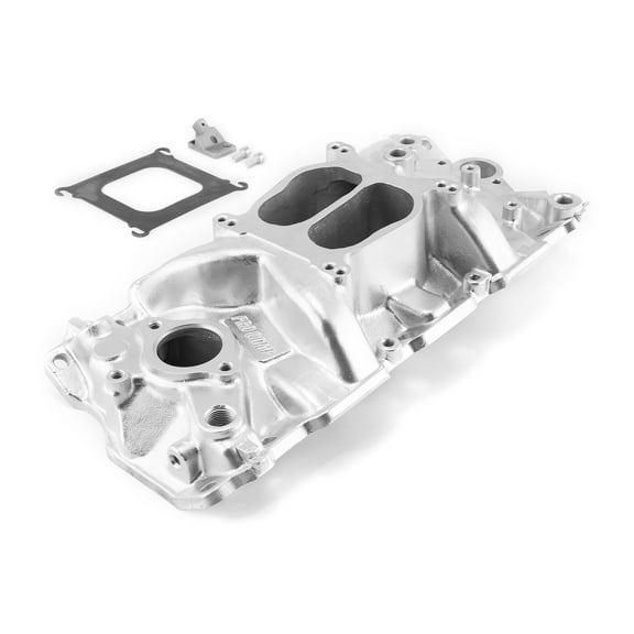 Speedmaster PCE147.1096 Compatible with Chevy SBC 350 1957-85 (Non EGR) LowRise Intake Manifold [Ceramic Coated]