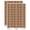 Brown, variant on Paid Double Line Border Invoice Sticker Set - Brown - Gloss Finish - 1.25" Mini