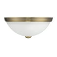 thumbnail image 2 of 2-Light Ceiling Light in Warm Brass, 2 of 5