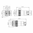 thumbnail image 3 of pitrice 5 Pairs/set Male Female Aviation Connector Socket Metal Silver Aviation Plug Accessory GX20-12, 3 of 9