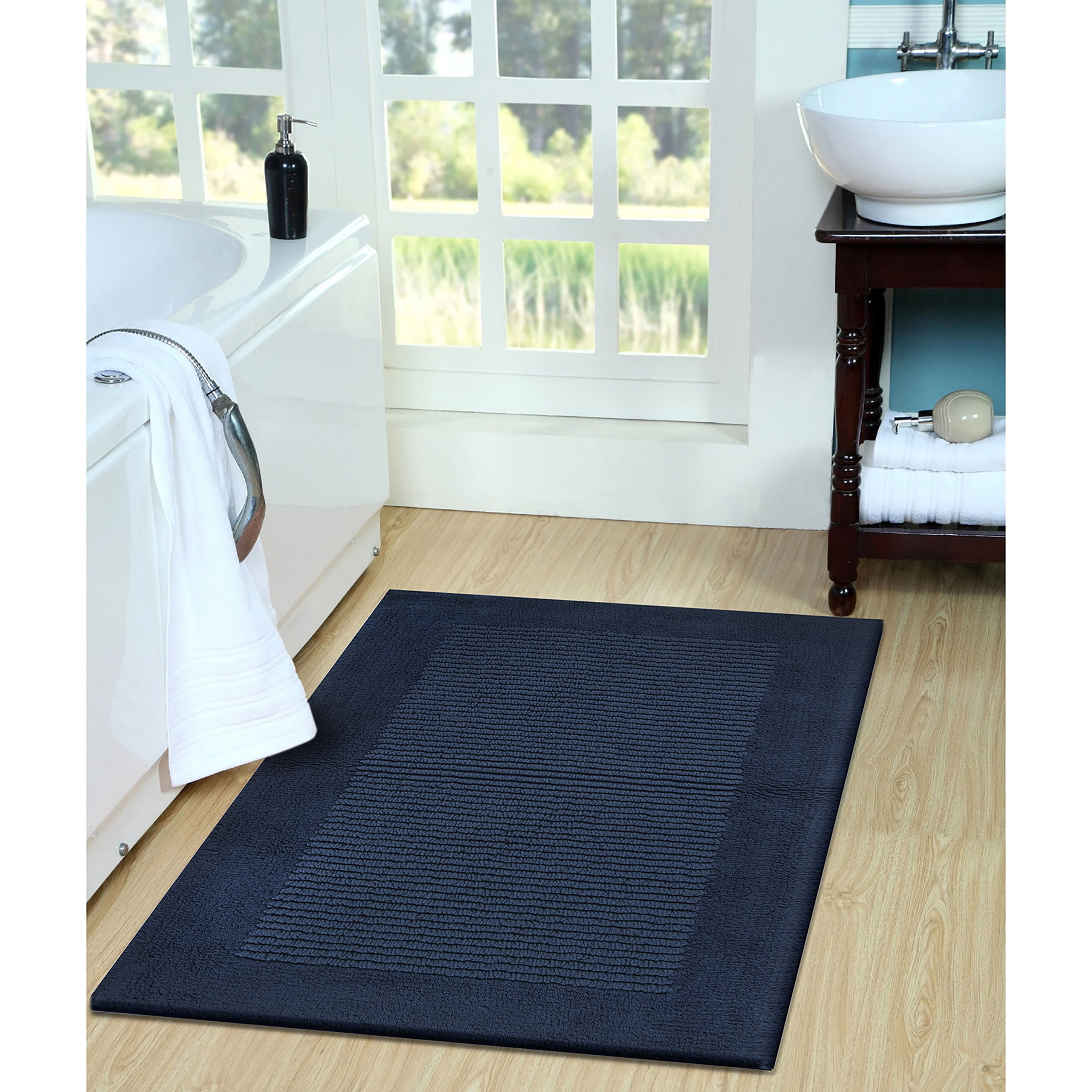 21x34 Bath Rug Aqua - Threshold Signature™