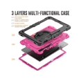 thumbnail image 6 of Case for Samsung Galaxy Tab S9 Plus / S9 FE Plus 12.4 inch Protective Cover with Screen Protector Pen Holder Hand/Shoulder Strap Stylus Pen, 6 of 7