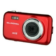 Angle View: Bell+Howell Red Fun-Flix DC5 Kid's 5MP 4X Digital Camera - High Quality