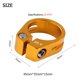 thumbnail image 3 of Abrazadera para tija de sillín ultraligera de aluminio de 28,6 mm/30 mm Clip para tubo de sillín de bicicleta MTB, 3 of 8