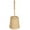 Beige, variant on Superio Toilet Bowl Brush, Wicker Style, Beige