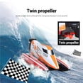thumbnail image 1 of maskred Remote Controlled Boat Kids Outdoor Mini RC Boat 2.4G RC Speed Racing Boat Summer Water Toys Children Gift Blue, 1 of 5
