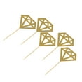 thumbnail image 6 of Efavormart 24 Pack | Glitter Gold Diamond Ring Cupcake Toppers, Party Cake Picks, Engagement Party Decoration Supplies, 6 of 10