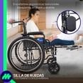thumbnail image 3 of Medical Store Silla de Ruedas TODO TERRENO de Lujo Acero Resistente Con Eleva piernas Desmontables y Descansabrazos Abatibles, 3 of 7