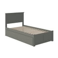 thumbnail image 5 of Madison Platform Bed with Flat Panel Foot Board and 2 Urban Bed Drawers in Multiple Colors and Sizes, 5 of 9