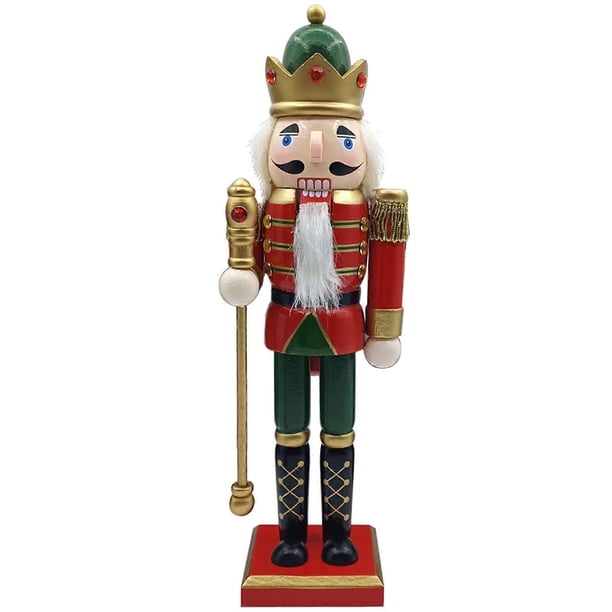 30cm Nutcracker Ornaments, 4 Styles Christmas Nutcrackers Soldiers Nutcracker Figures for Birthday Gift Home Christmas Decoration