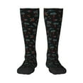 thumbnail image 2 of Lsque Hawaiian Style Printed Crew Socks Men's Women's LightWeight Thin Casual Calf Socks ,Knee High Socks,Cotton Socks, 2 of 9