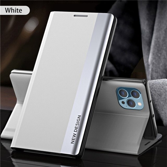 Funda abatible para iPhone 14, 6S, 7, 8 Plus, 11 Pro Max, 12, 13 Mini, XS, XR, SE, 2020, Cartera de lujo, funda de libro con soporte, bolsa magnética Fivean unisex