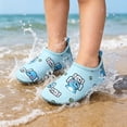 thumbnail image 4 of FYEGRE Kids Boys Girls Water Shoes Barefoot Aqua Socks Fast Dry Beach Swim Outdoor Sports Shoes for Toddler Blue 25, 4 of 6