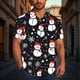 thumbnail image 1 of Blusa y camisa de manga corta con cuello vuelto para hombre, blusa informal de moda con cuello vuelto, blusa estampada de manga corta con botones, blusa de poliéster para hombre, 1 of 6
