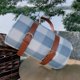 thumbnail image 5 of 2X Manta de Picnic Alfombra de Picnic Manta de Césped Impermeable con Asa Manta Portátil de Interior para El Hogar Manta de Playa Una Prueba de, 5 of 6