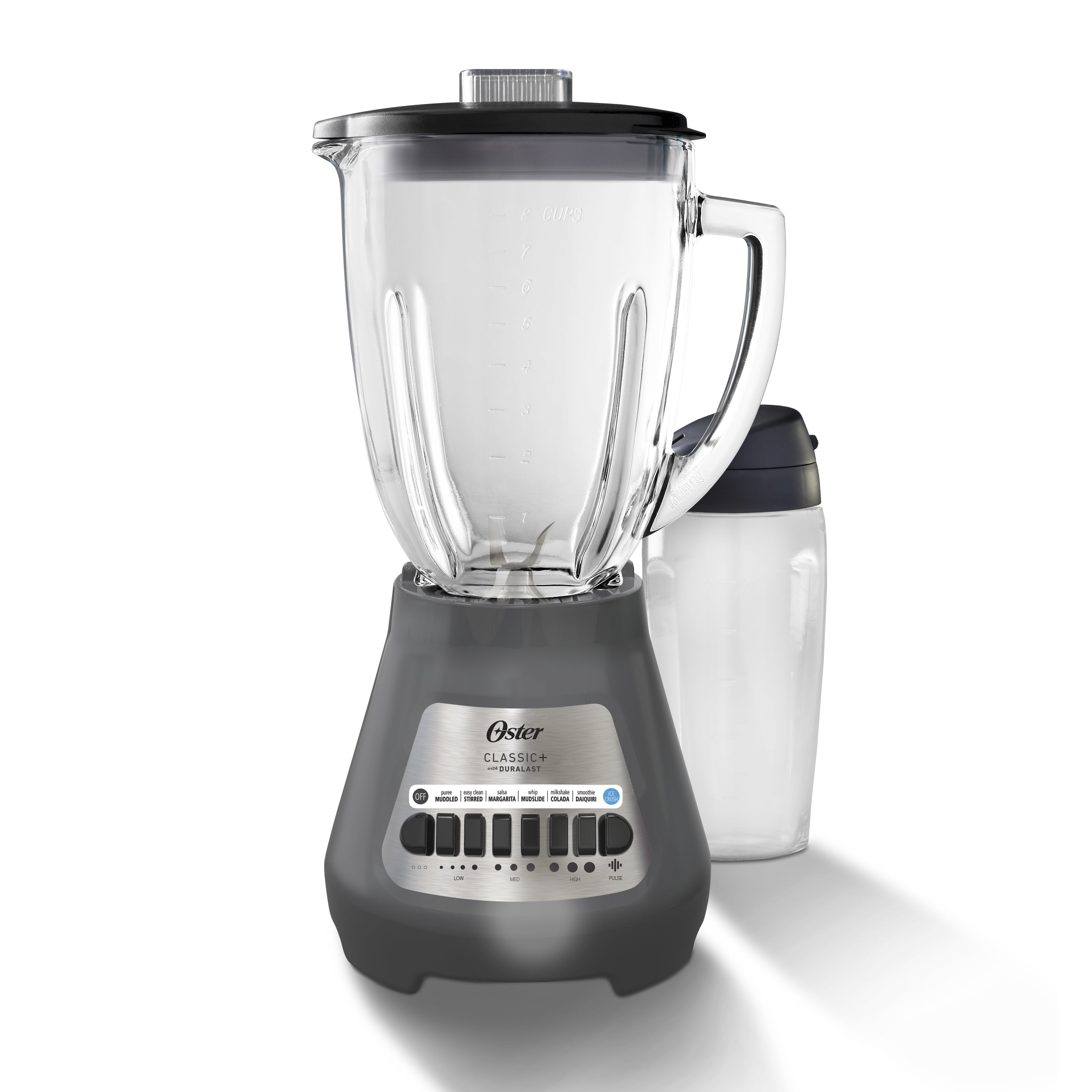 logo ik ben gelukkig operatie Oster Party Blender with XL 8-Cup Capacity Jar and Blend-N-Go Cup -  Walmart.com