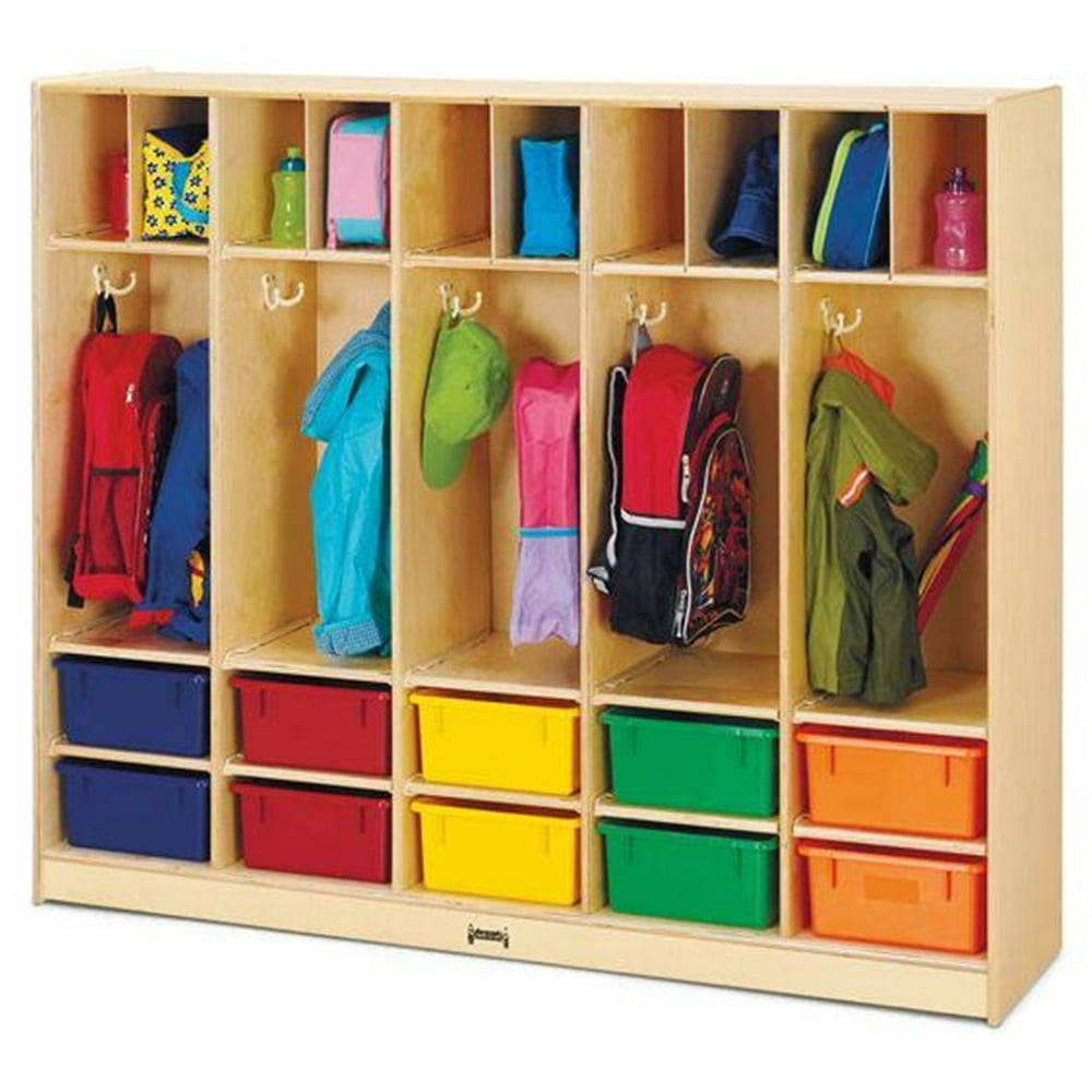 JontiCraft Large Locker OrganizerBins10 Colored Bins