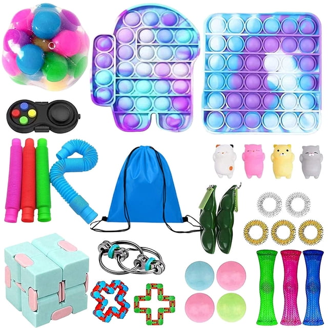Juguete sensorial Push Bubble Fidget para aliviar el estrés del autismo