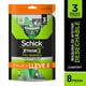 thumbnail image 2 of Rastrillo Schick hombre Xtreme 3 piel sensible P6LL8, 2 of 5