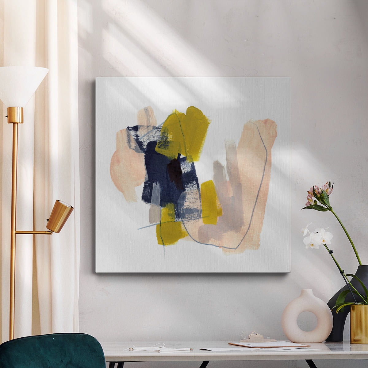 Wexford Home Mosaic Boundary I-Premium Gallery Wrapped Canvas, 32" x 32" - Ready to Hang