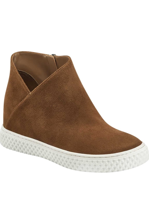 Women's Aerosoles Zirah Ankle Bootie Tan Faux Suede 6.5 M