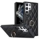 thumbnail image 1 of for Samsung Galaxy S24 Plus Case Kickstand Metal Ring Holder Stand, S24 Plus Case PU Leather Cover Soft TPU Protective Shell, 1 of 5