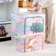 thumbnail image 2 of Seasonal Quilt Storage Case Household Basket Large Capacity Folding Bag Finishing Case Storage Box, 2 of 7