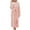 Pink1, variant on Baberdicy Women's Coral Fleece Hooded Bathrobe, Winter Thick Flannel Long Sleeve Pajama Dress with Pocket , Plush Fleece Bathrobe, Hooded Lounge Robe, Cozy Home Wear Beige L