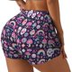 thumbnail image 1 of Balery cute Skull rainbow mushroom Pantalones cortos de entrenamiento estampados para mujer, sin costuras, ajustados, para gimnasio, yoga, correr, deportes, ejercicio activo, fitness.-Small, 1 of 8