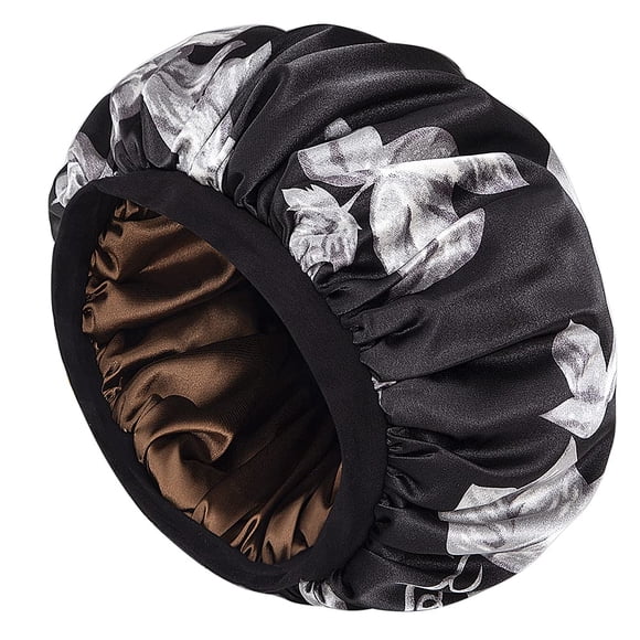 Gorro para dormir de pelo largo, gorro para dormir a la moda, gorro de satén sedoso para niñas